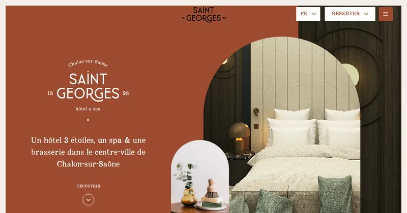 Hôtel Saint-Georges website