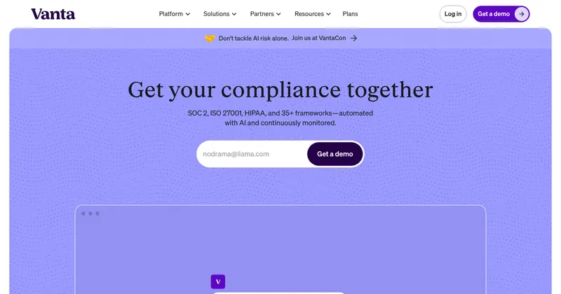 Vanta website